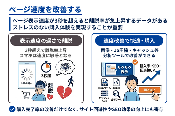 ページ速度を改善してストレスのない購入体験を実現する